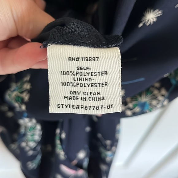 Small, navy romper with dragonfly and dandelion pattern by Collective Concept - Picture 6 of 8